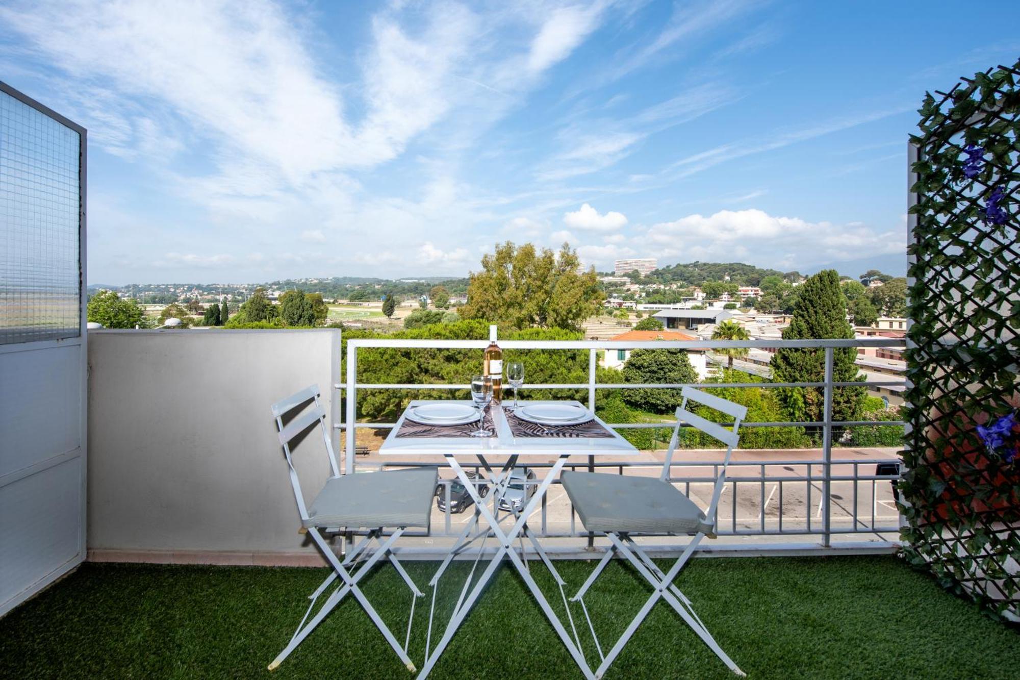 Appartement Vue Mer Cagnes-sur-Mer Ngoại thất bức ảnh